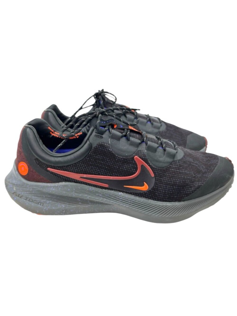 Mens Size 15 Nike Zoom Winflo 8 Shield Running Sneakers Black Swoosh DC3727-200 - Picture 2 of 16